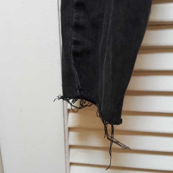 Pacsun Women 27 size High Rise Jegging Black Distressed Denim Jeans - Picture 7 of 14